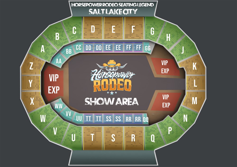 Horsepower Rodeo Seating Chart Salt Lake City